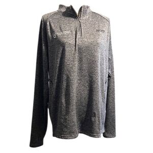 CEP Sports Gray Quarter-Zip Pullover Men’s Winter Run Shirt